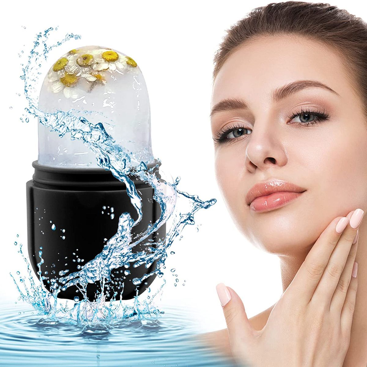 Facial Ice Roller Mold Holder For Face Eyes Reusable Face