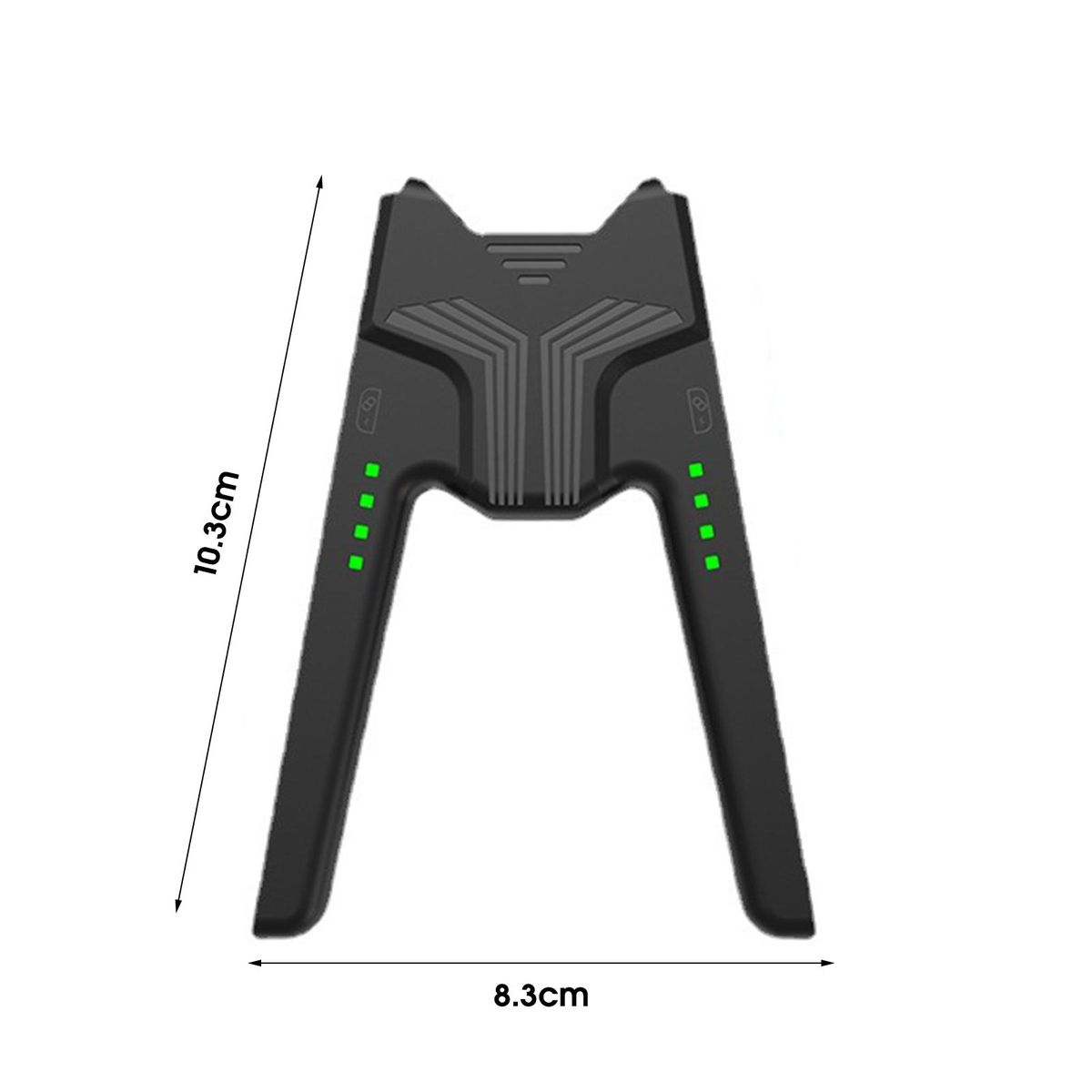 1 Set Handgrip Compact Left Right Joycon Charger Grip Black