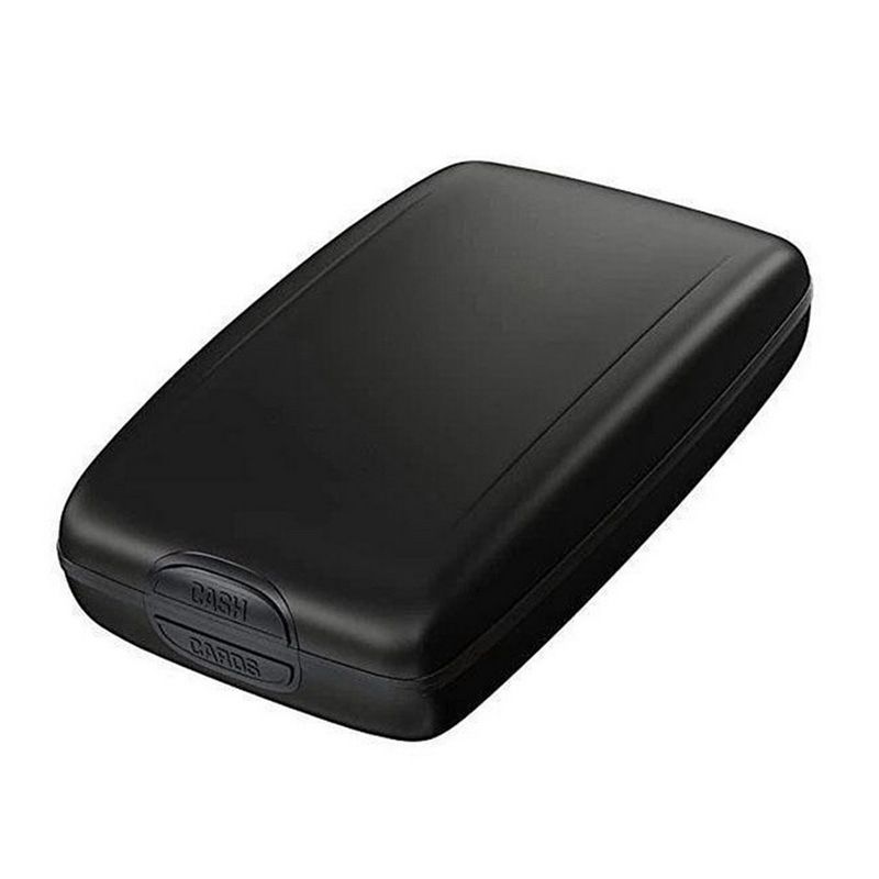 Aluminum Alloy Wallet Multi Card Holder, Bank Card & Business Card Holder BLACK