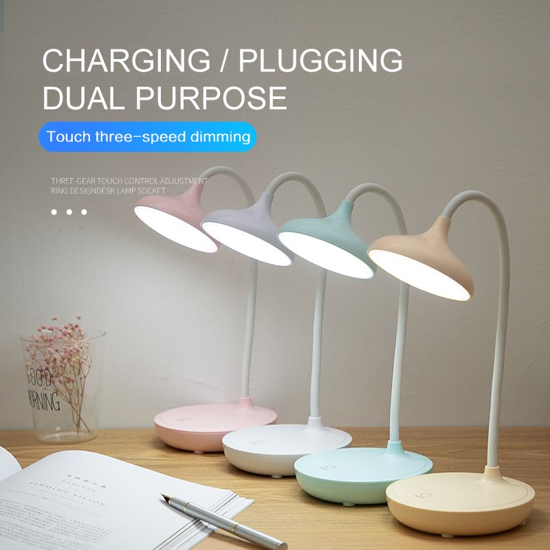 3 Modes Dimmable Touch LED Table Lamp Home Bed Side Night