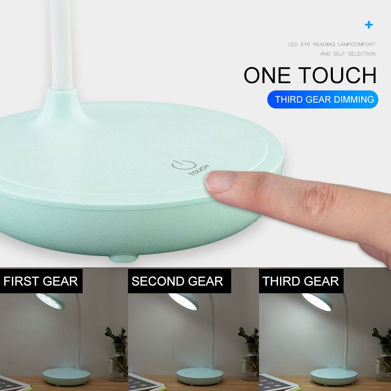 3 Modes Dimmable Touch LED Table Lamp Home Bed Side Night
