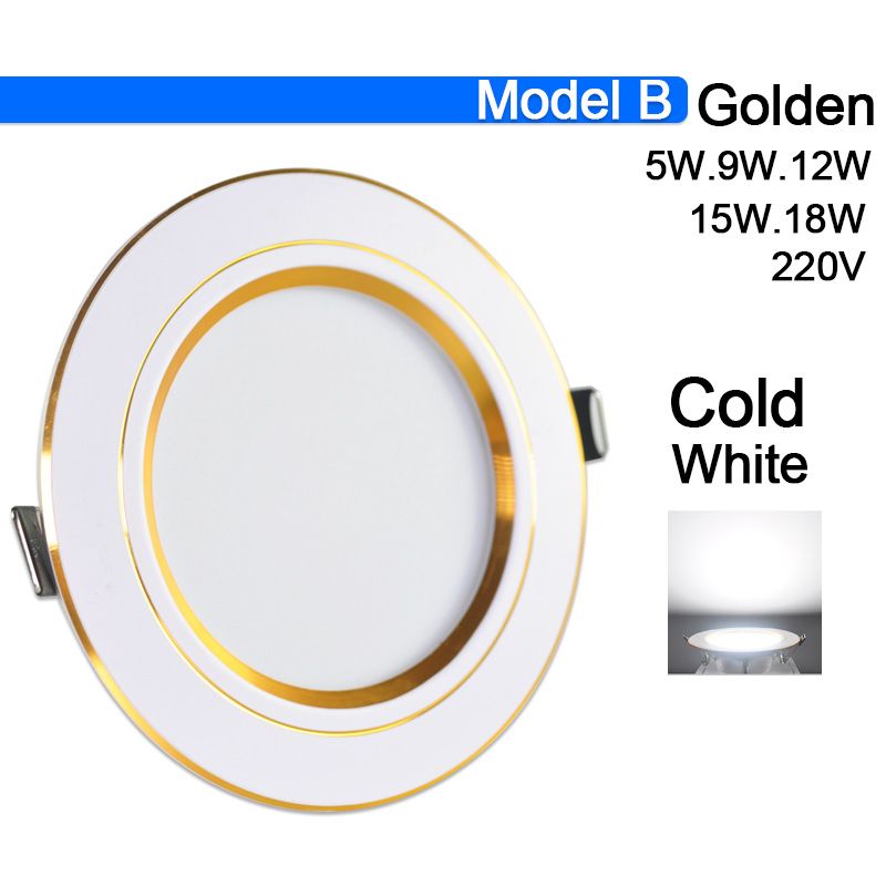 Led Downlight 3W 5W 9W 12W 15W 18W Downlight AC 220V 240V