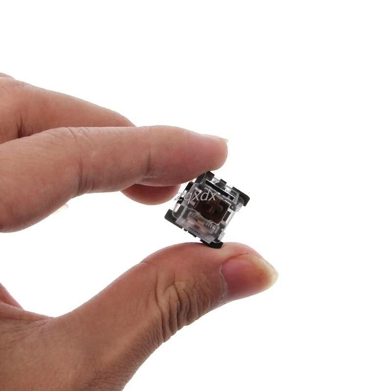 10Pcs 3 Pin KeyCaps Brown Mechanical Keyboard Switch for Cherry MX Keyboard Z09 Drop ship
