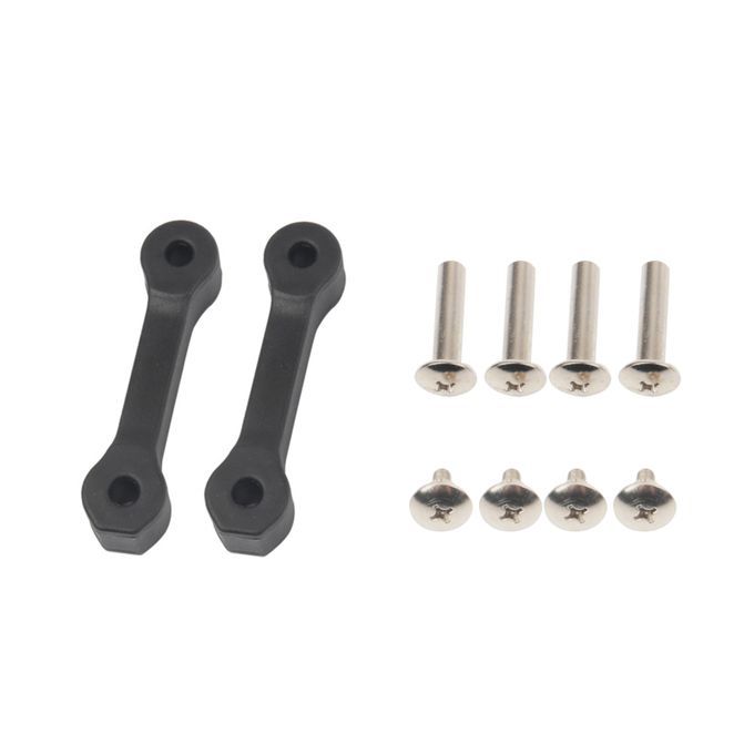 2Pcs Hood Latch Modified Parts Metal Hood Bonnet-Black