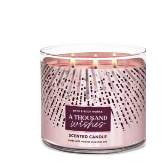 A Thousand Wishes Cake 3-Wick Candle