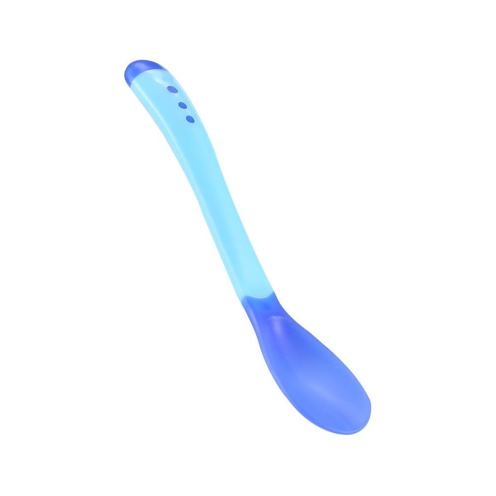 1Pcs / Set Safety Temperature Sensing Spoon Baby Cutlery Food Kids