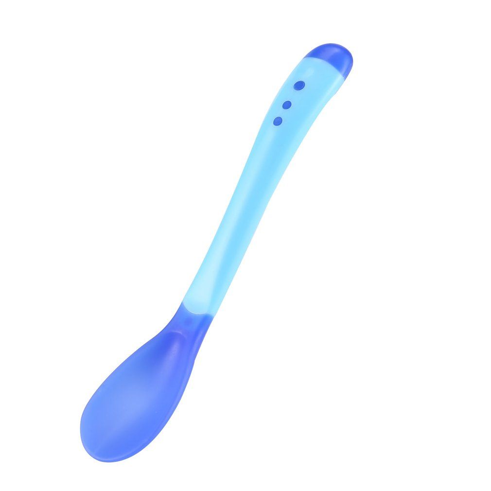 1Pcs / Set Safety Temperature Sensing Spoon Baby Cutlery Food Kids