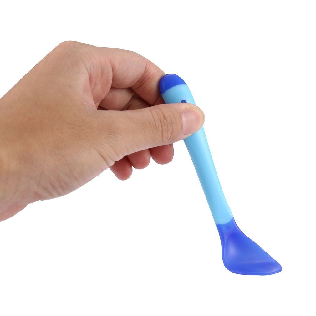 1Pcs / Set Safety Temperature Sensing Spoon Baby Cutlery Food Kids