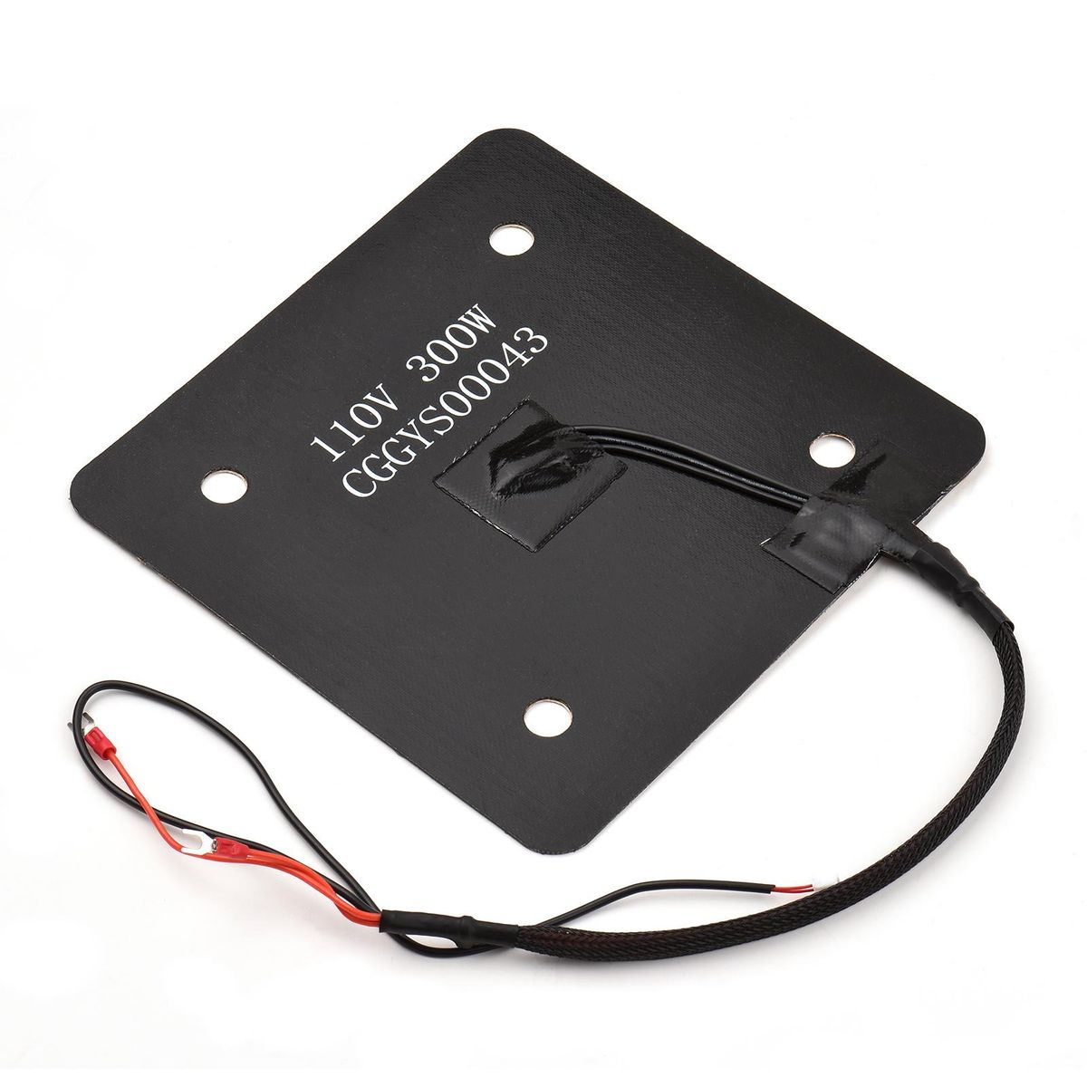 Artillery Silicone Heated Bed 220x220mm Hotbed Pad 300W 110V with Insulation Cotton Mat for Artillery Genius 3D Printer