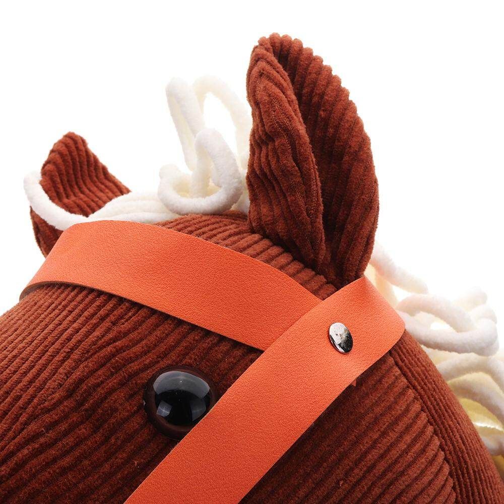 MoFun Happy Horse Parent-Child Interactive Riding Toys Emotional Companion Plush Toy For Children Brown (brown)