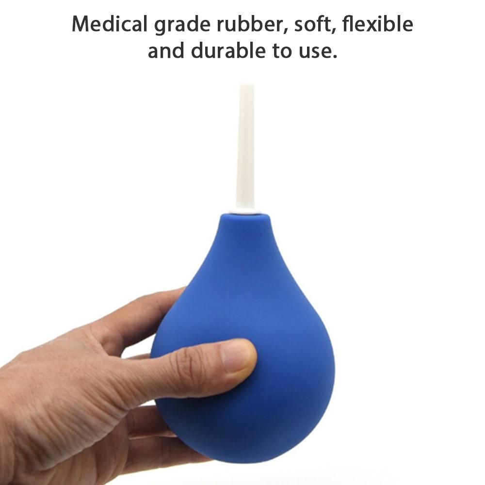 Enema Ball Syringe 89/160/224/310ML Medical Rubber Enema Irrigator Female Vagina Anal Irrigator Female Hygiene Enema Anal Cleaner Back Court Cleaner