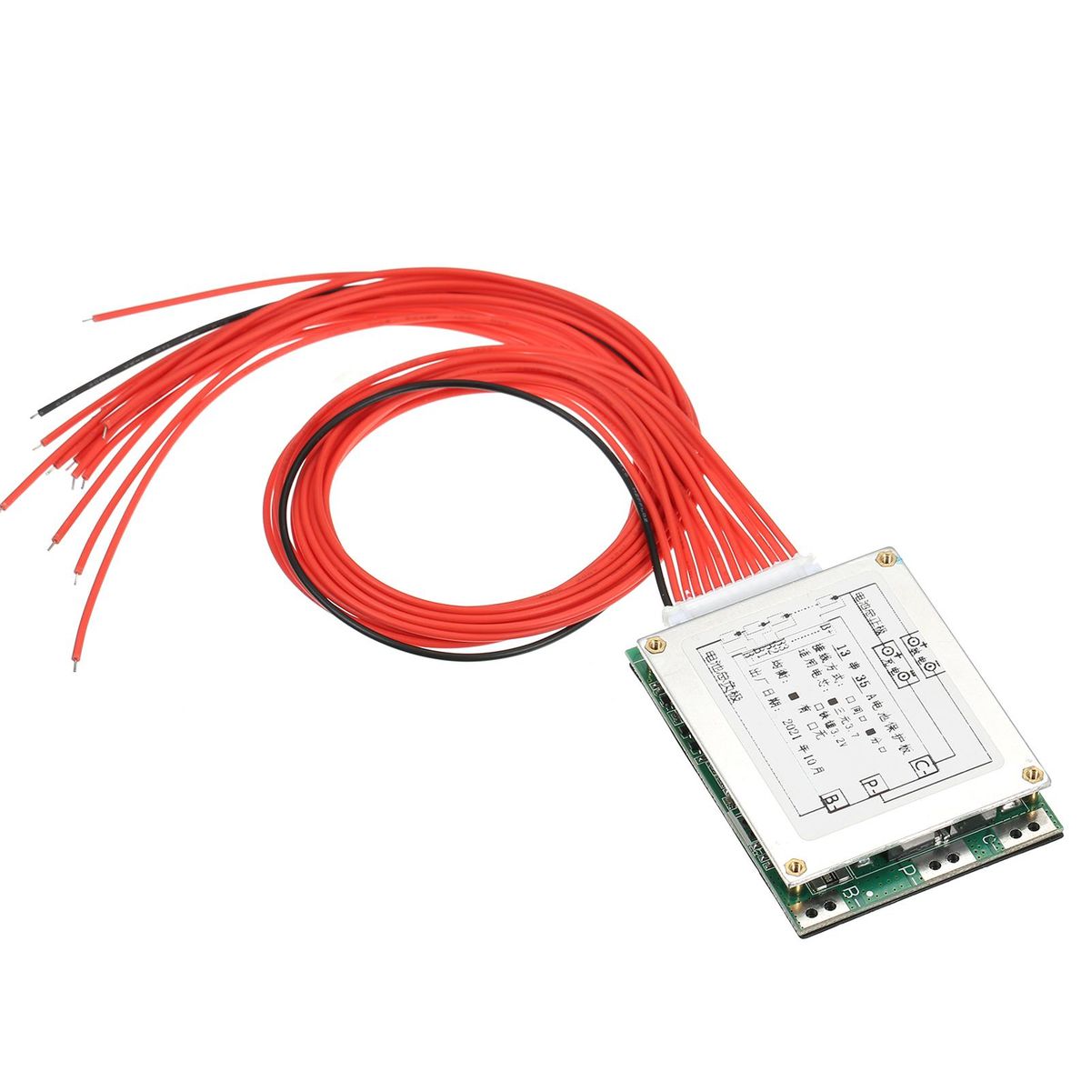 13S 35A 48V Protections Board Lithium Batterys BMS/PCB/PCM Board Balance Integrated Circuits Board