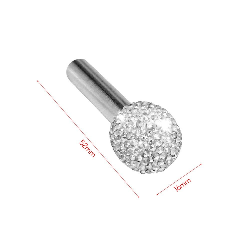 2pcs/Set Bling Car Door Lock Pull Rod Bolt Cover Interior