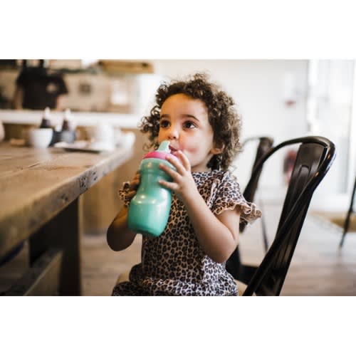 Insulated Toddler Straw Sippy Cup - 266ml - Green
