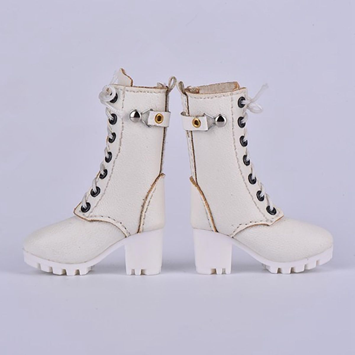 1/6 Scale Figure Shoes Female Boots Sneakers White