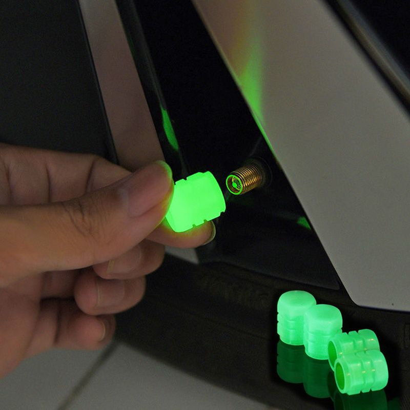 Luminous Valve Caps Car Motorcycle Wheel Tyre Luminous Cap