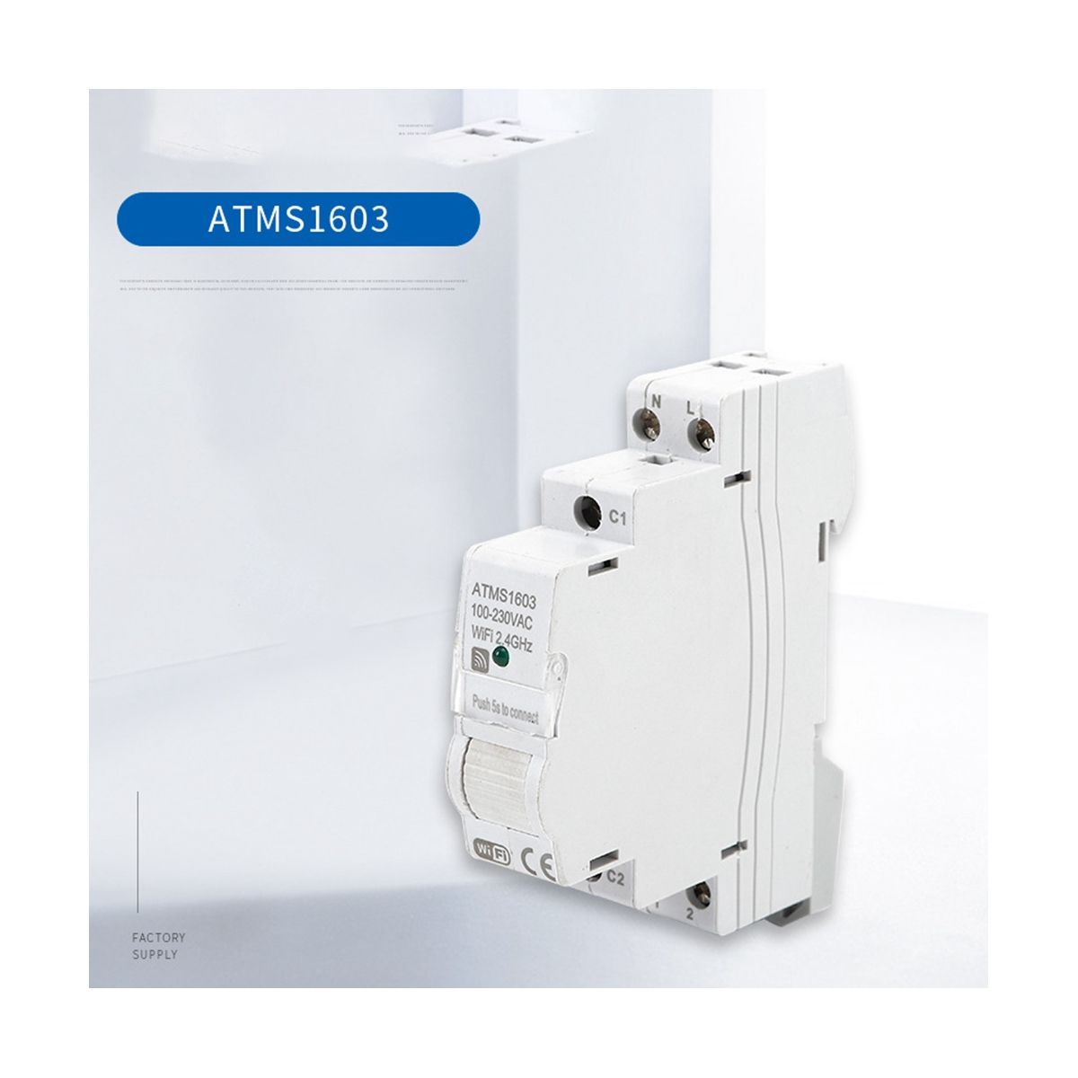 Tuya Smart WiFi Electricity KWH Meter Din Rail Single Phase AC 110V 240V CT AC Meter App Real Time Monitor63A