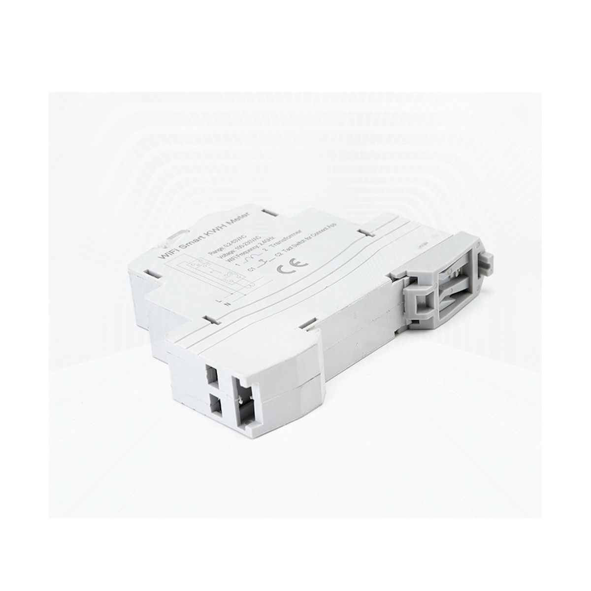 Tuya Smart WiFi Electricity KWH Meter Din Rail Single Phase AC 110V 240V CT AC Meter App Real Time Monitor63A