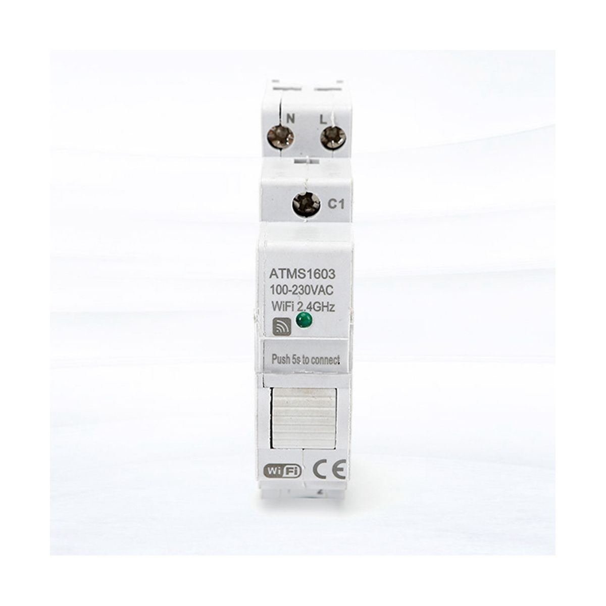 Tuya Smart WiFi Electricity KWH Meter Din Rail Single Phase AC 110V 240V CT AC Meter App Real Time Monitor63A