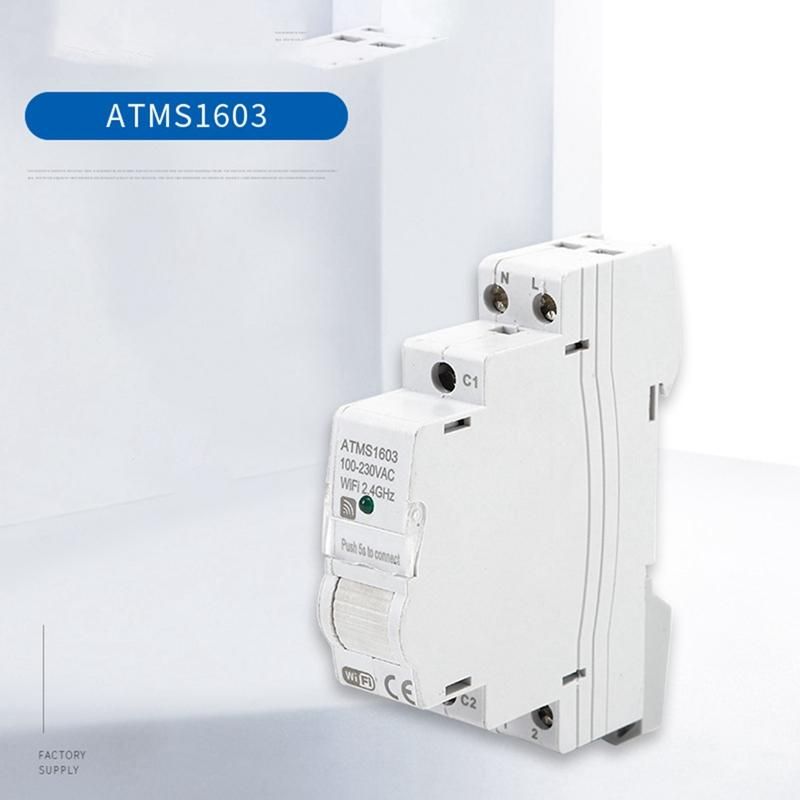 Tuya Smart WiFi Electricity KWH Meter Din Rail Single Phase AC 110V 240V CT AC Meter App Real Time Monitor63A
