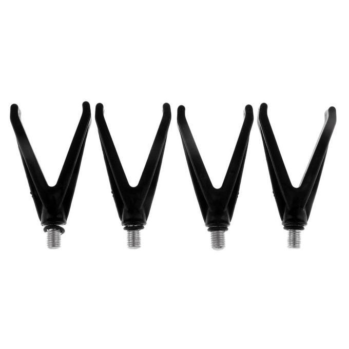 4pcs V Head  Rod Rest  Pole Fitting UK Standard 8mm M3