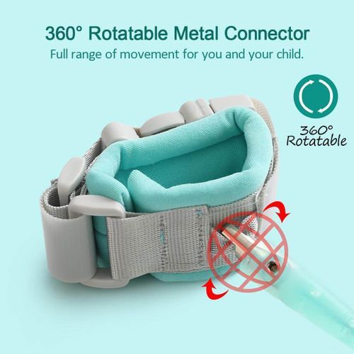 Anti Lost Wrist Link Add Key Lock Toddler Leash Baby Walker Safety Belt Wristband Walking Strap Rope Adjustable Harness 1.5M 1.5m Green
