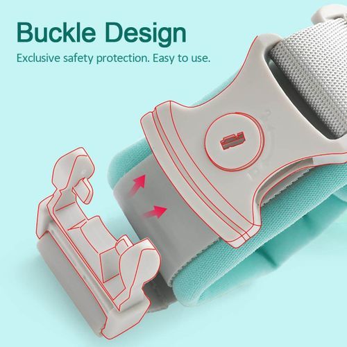 Anti Lost Wrist Link Add Key Lock Toddler Leash Baby Walker Safety Belt Wristband Walking Strap Rope Adjustable Harness 1.5M 1.5m Green