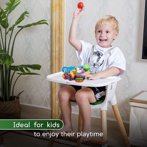 Vittavia Wooden Adjustable Baby/Toddler High Chair