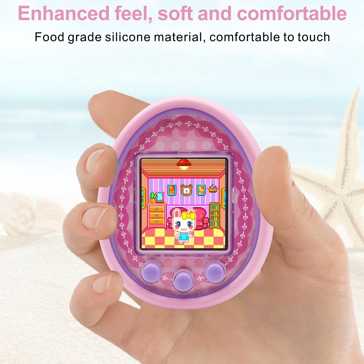 Silicone Case for OK550 Pet Game Dating Machine Tamagotchis Virtual Electronic Digital Pets Game Machine CoverA