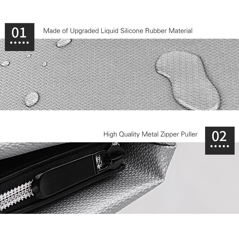 Fireproof Document Bags Waterproof Silicone Material