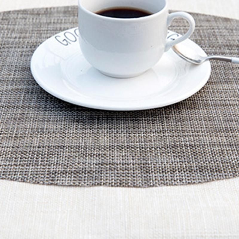 5Pcs/Lot Oval Dinner PVC Placemat Dining Table Mat