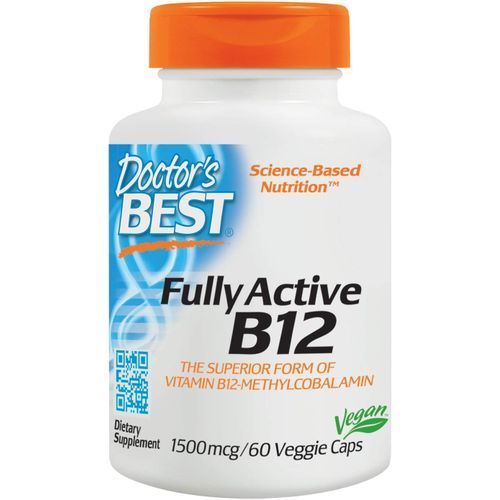Fully Active Methylcobalamin Vitamin B12, 1,500 Mcg, 60 Caps