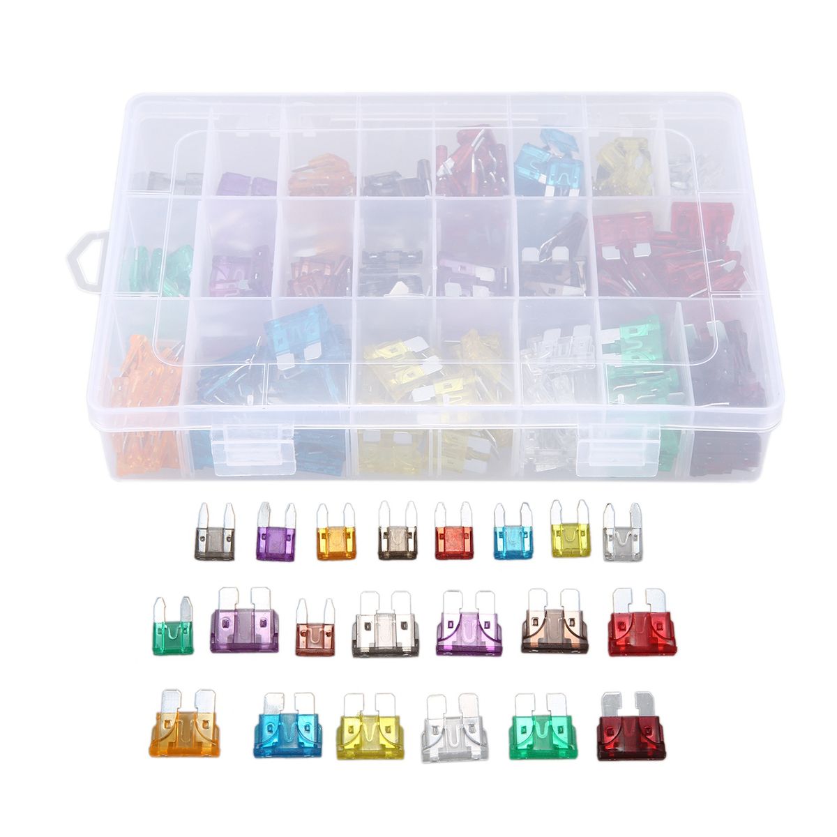 300Pcs Mini Blade Fuse Assortment Automotive Truck
