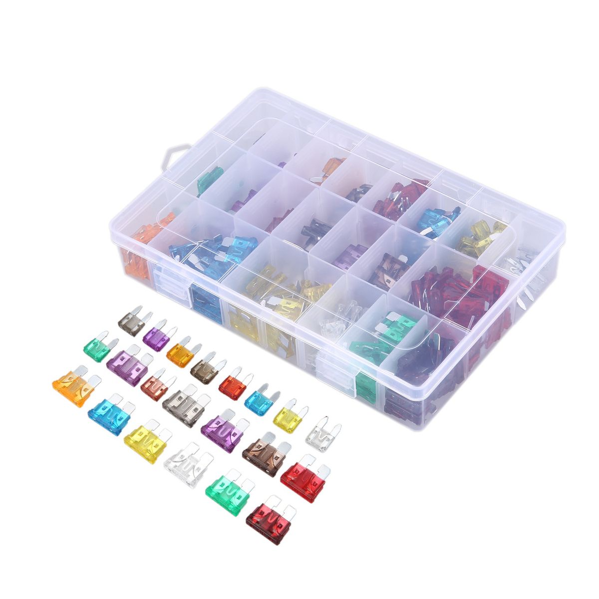 300Pcs Mini Blade Fuse Assortment Automotive Truck