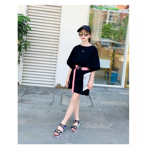 Kids Girls Lovely Black Sandals
