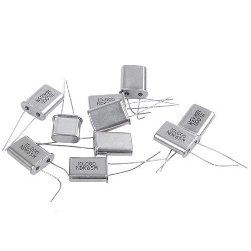10 X 10.000 MHz 10 MHz Crystal Oscillator HC-49U