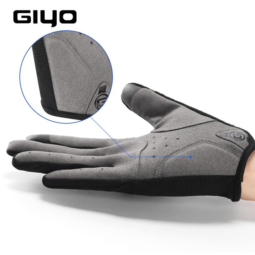 Delicate Practical GIYO Mountain Bike Riding Gloves Windproof Keep Warm Portable Telefingers Gloves