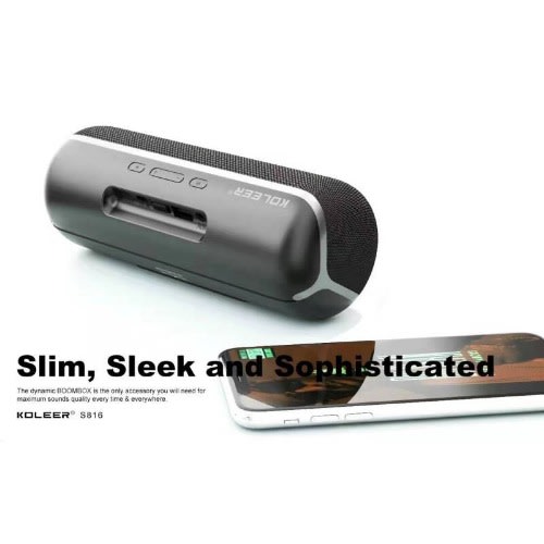 Koleer S816 Portable Wireless Bluetooth Hifi Bass Speaker