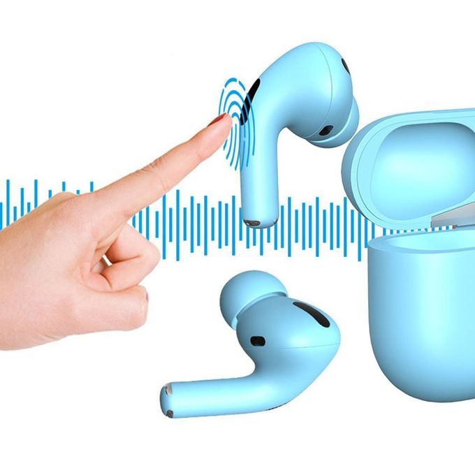 Mini Size Wireless V5.0 Earphones Noise U Tion High Definition Hifi Stereo-blue