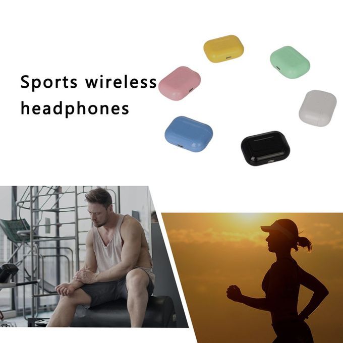 Mini Size Wireless V5.0 Earphones Noise U Tion High Definition Hifi Stereo-blue