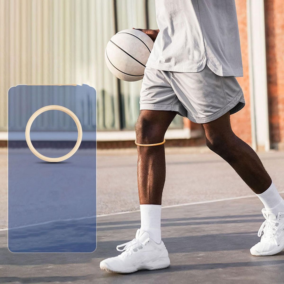 2Pcs Patella Knee Joint Bands Fine Patella Bands Basketball Knee Force Belts Skin