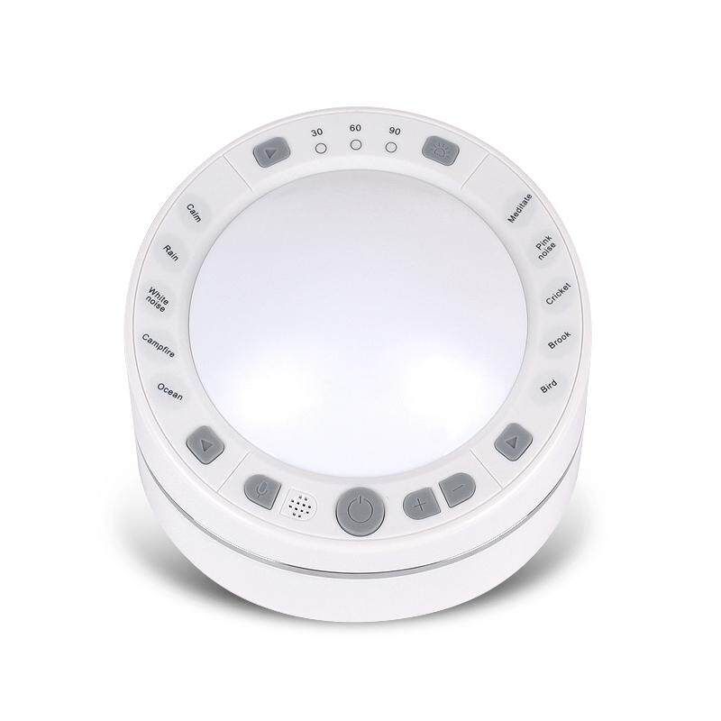 White Noise Sleep Instrument 10 Natural Sound Sleep Therapy Machine Home Office Travel