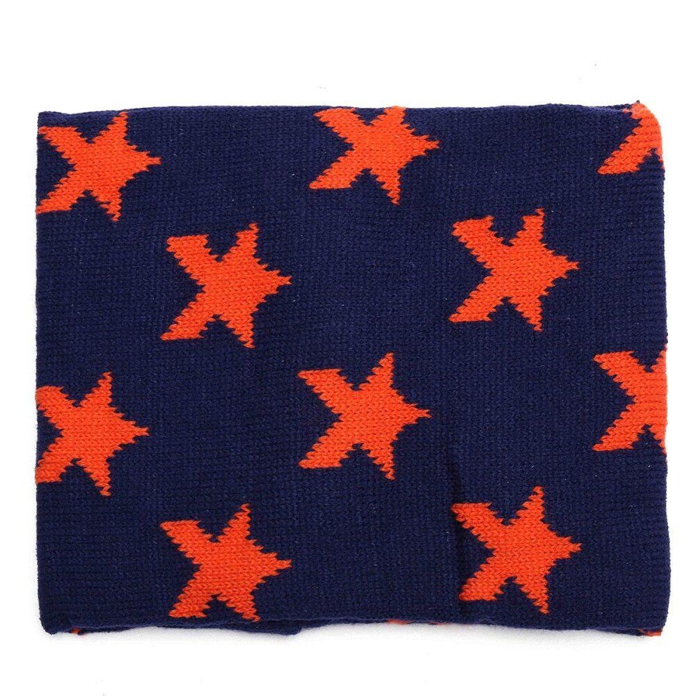 Boys Girls Neck Baby Kids Star Toddlers Knitted Circle Scarf Shawl Winter Warmer Tibetan Green