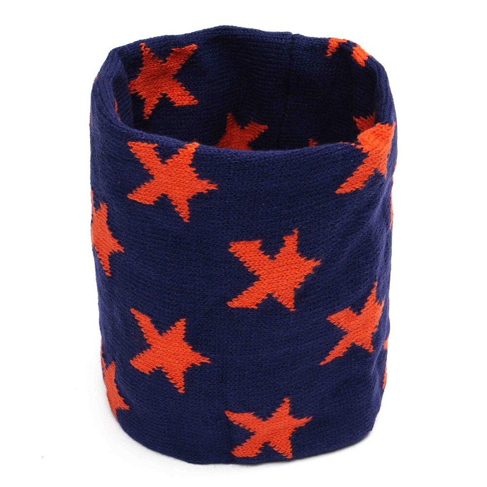 Boys Girls Neck Baby Kids Star Toddlers Knitted Circle Scarf Shawl Winter Warmer Tibetan Green