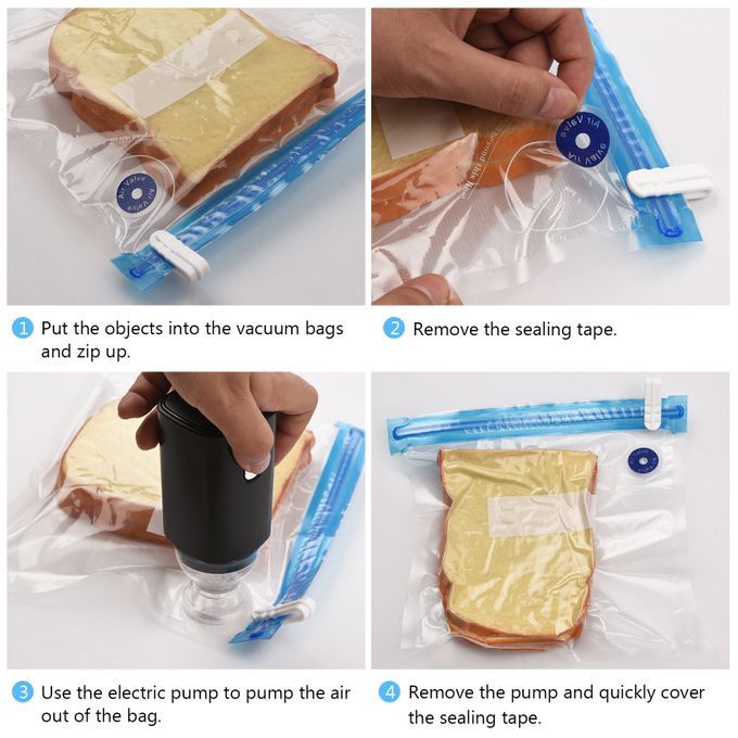 Electric Pump With Vacuum Storage Bags With USB Cable 5