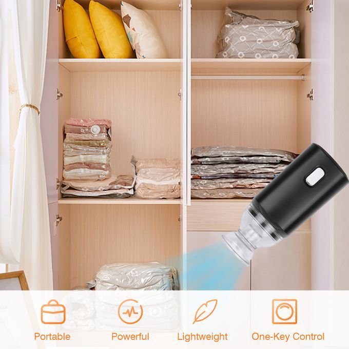 Electric Pump With Vacuum Storage Bags With USB Cable 5