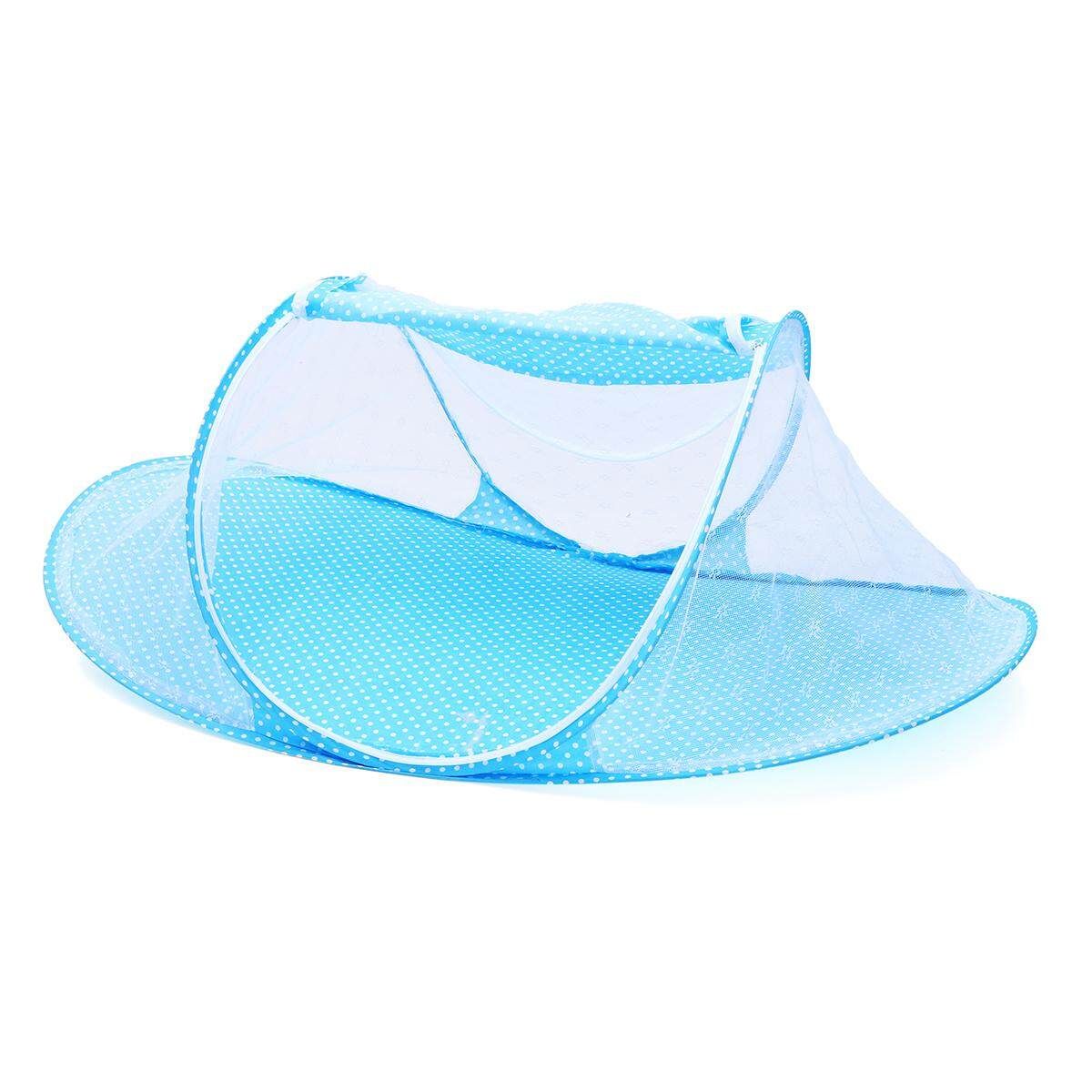 0-3 Years Baby Bed Tent Crib Mattress Portable Foldable Mosquito Net Newborn Bedroom Travel Bed Blue (blue)