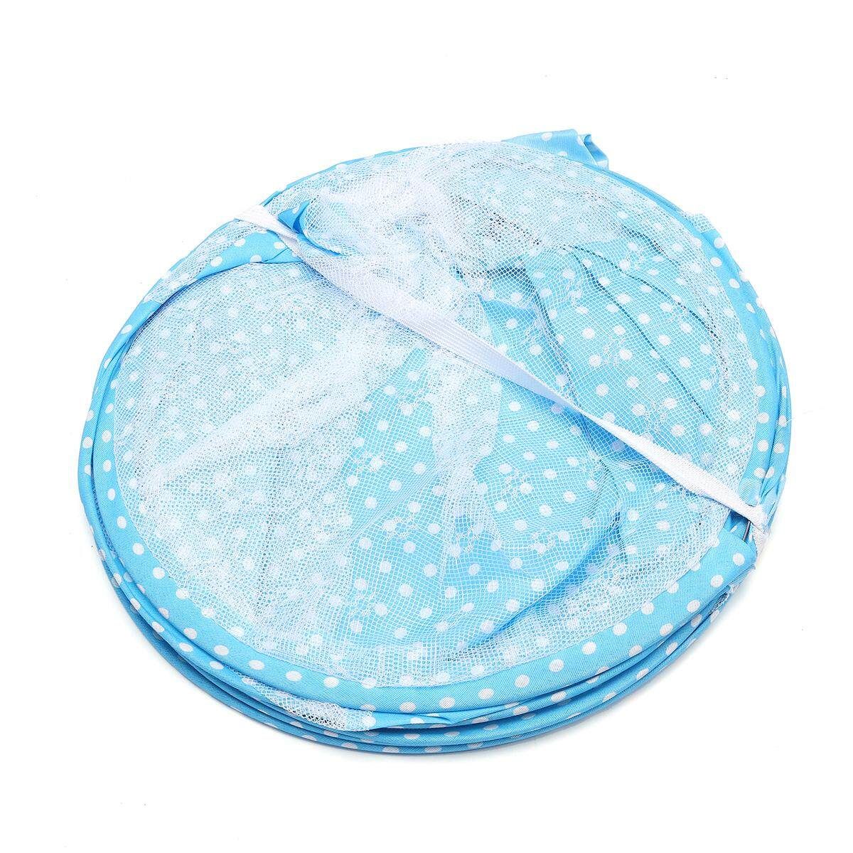 0-3 Years Baby Bed Tent Crib Mattress Portable Foldable Mosquito Net Newborn Bedroom Travel Bed Blue (blue)