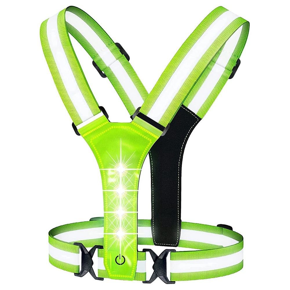 LED Reflective Running Vest,Perfect For