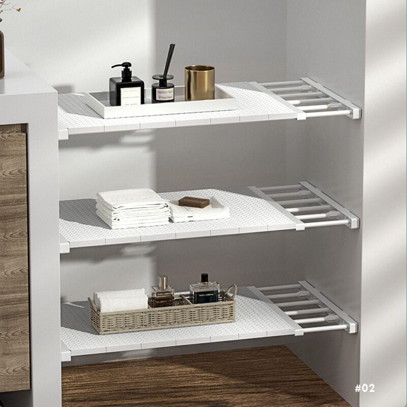 Wardrobe Storage Rack Adjustable Shoes Rack Space Saving